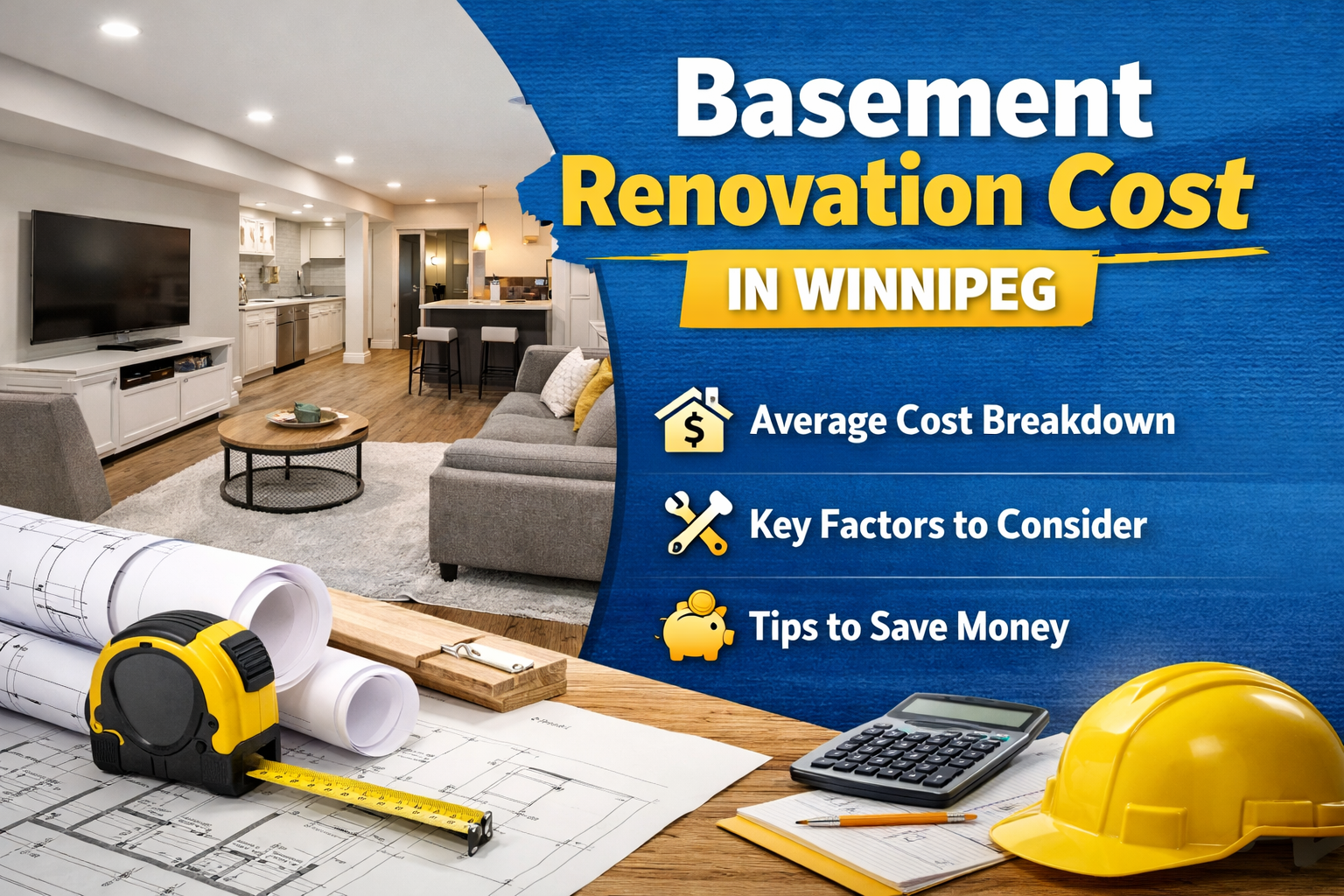 How Much Does a Basement Renovation Cost in Winnipeg