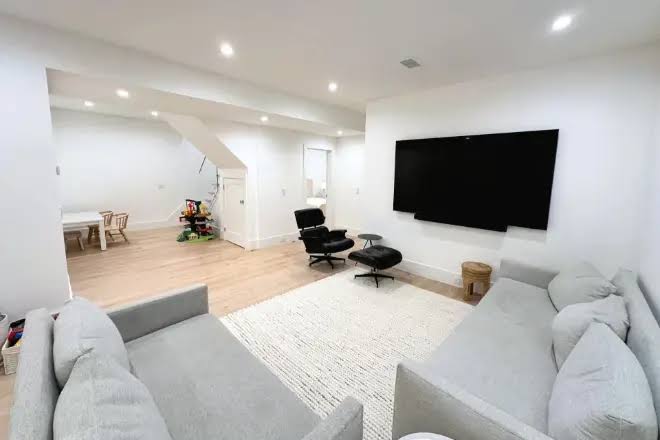 basement renovation completion