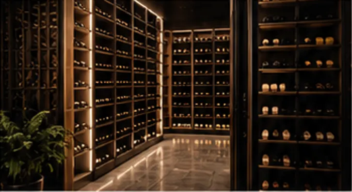 Custom Wine Celler and Rack