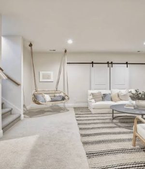 modern basement renovation